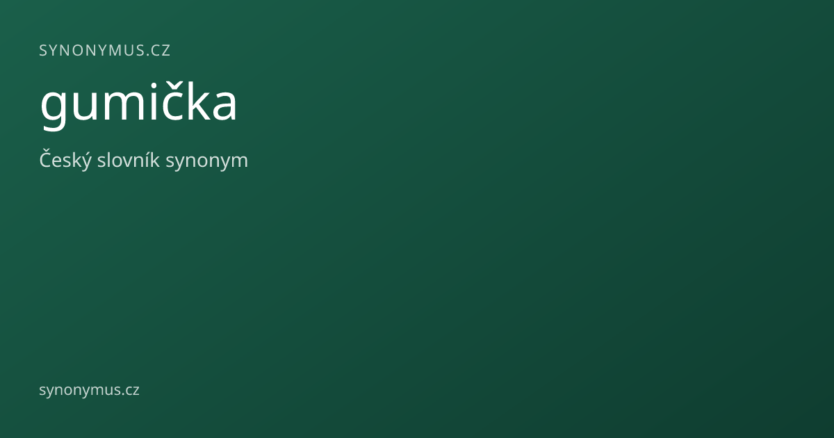 Náhled odkazu: gumička