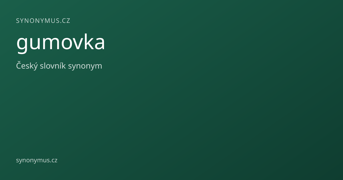 Náhled odkazu: gumovka