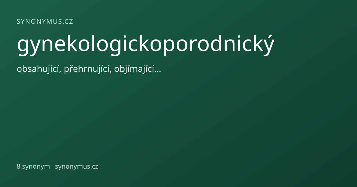 Náhled odkazu: gynekologickoporodnický