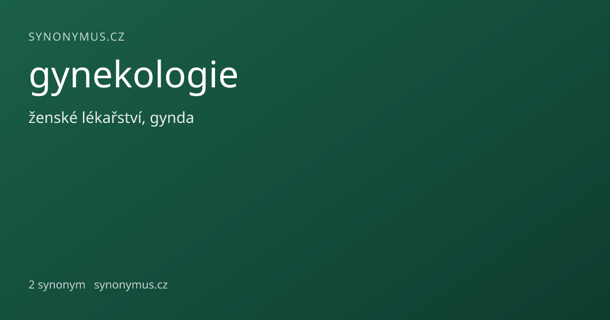 Náhled odkazu: gynekologie
