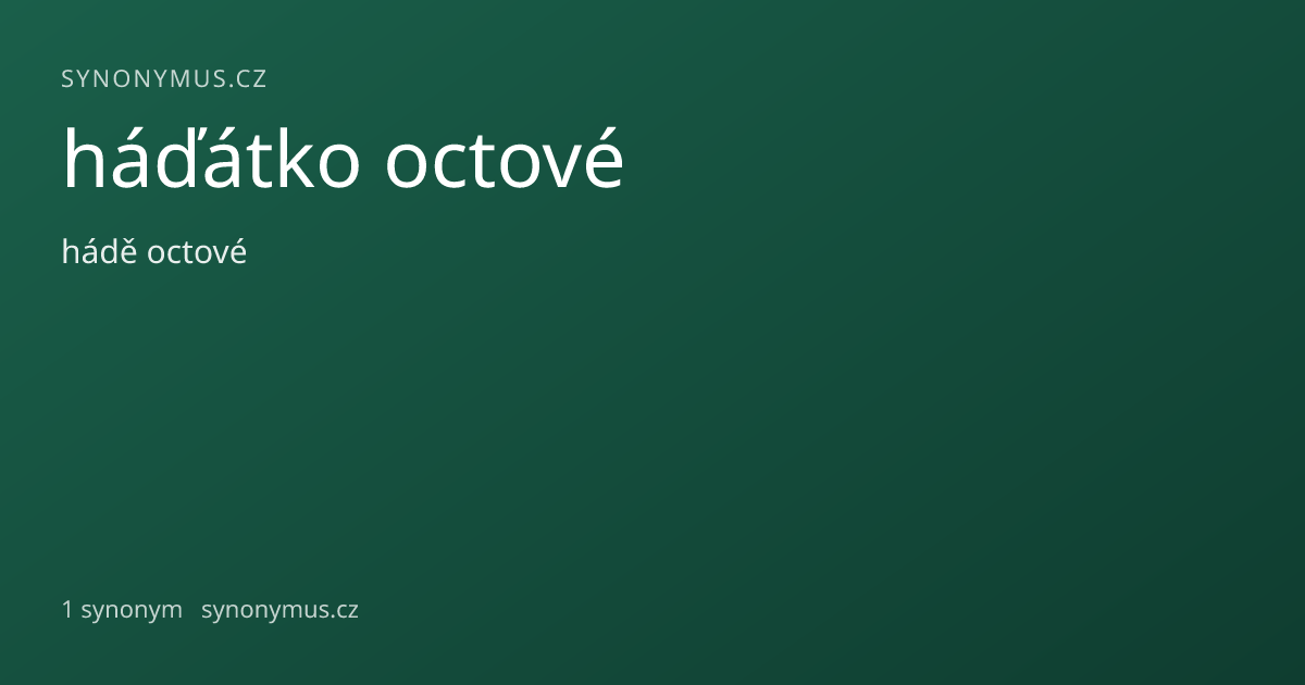 Náhled odkazu: háďátko octové