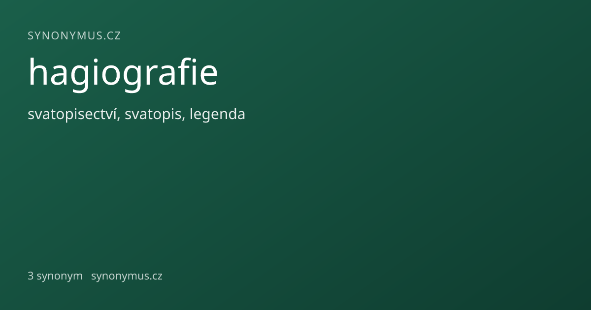 Náhled odkazu: hagiografie