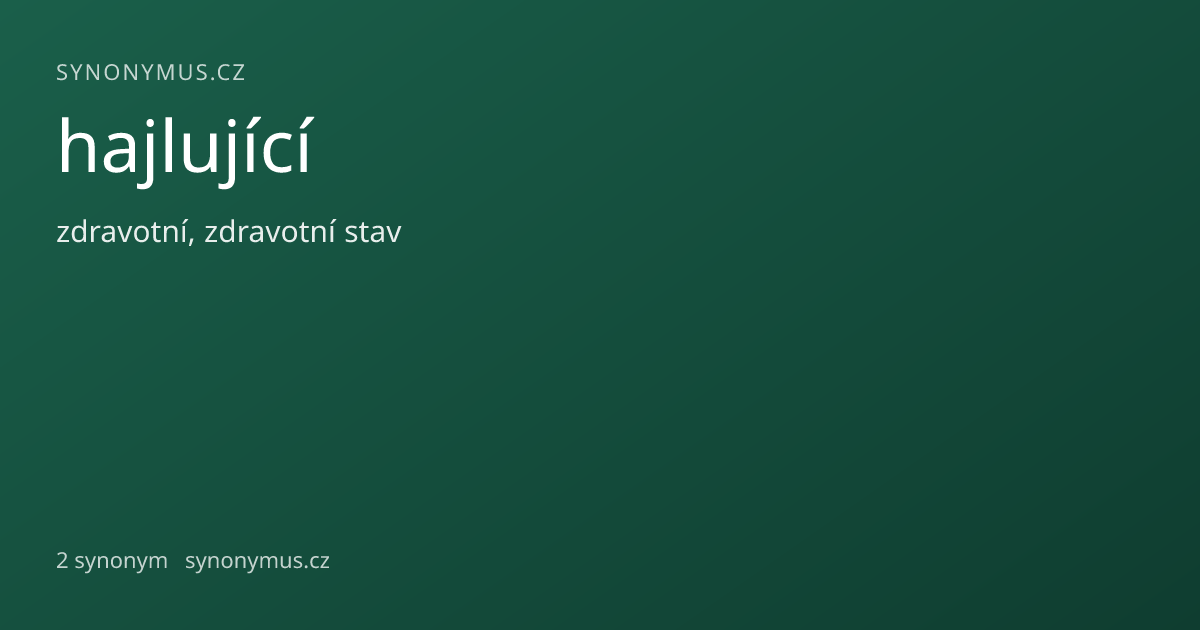 Náhled odkazu: hajlující