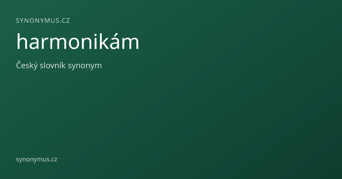 Náhled odkazu: harmonikám