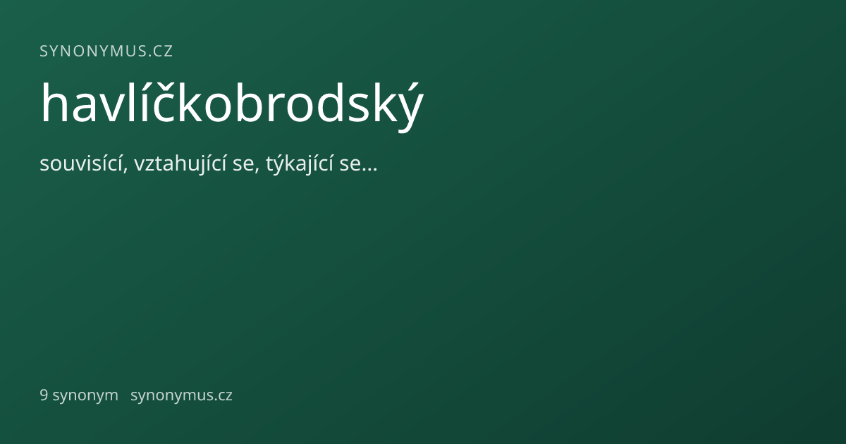 Náhled odkazu: havlíčkobrodský