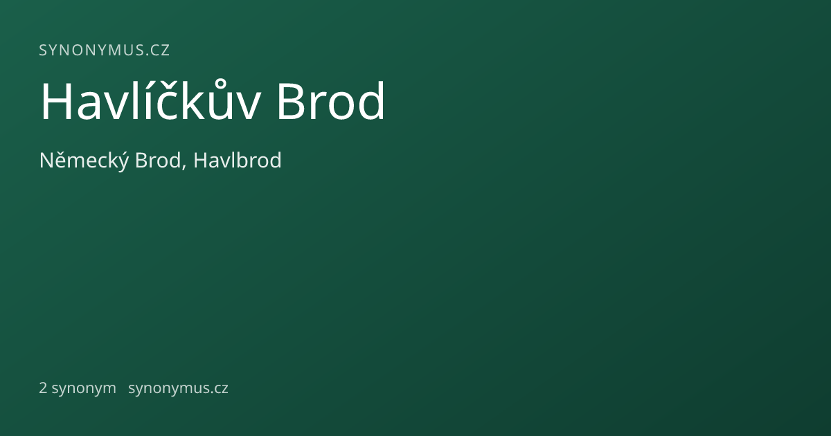Náhled odkazu: Havlíčkův Brod
