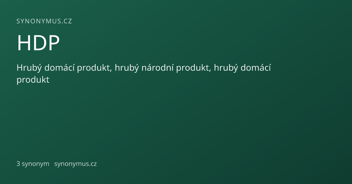 Náhled odkazu: HDP