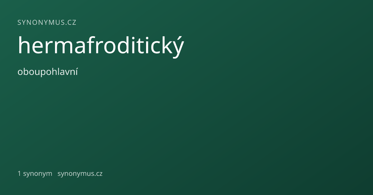 Náhled odkazu: hermafroditický