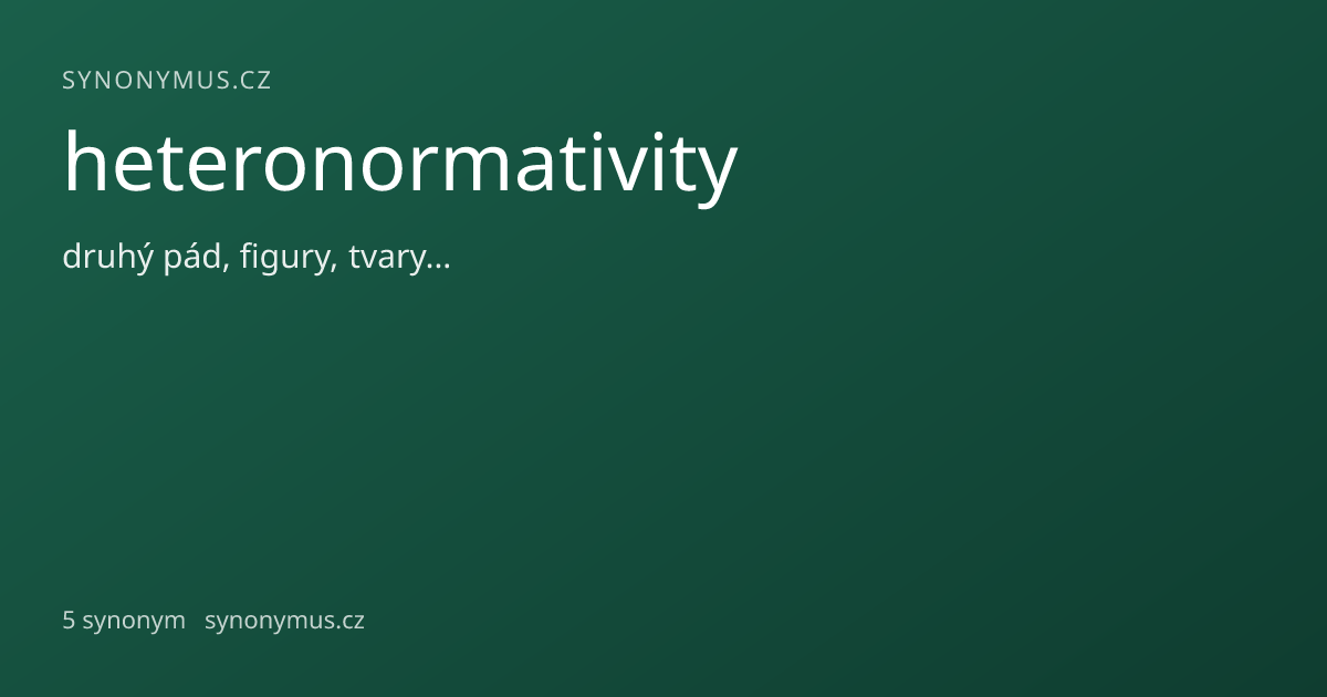 Náhled odkazu: heteronormativity