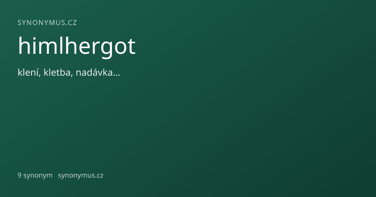Náhled odkazu: himlhergot