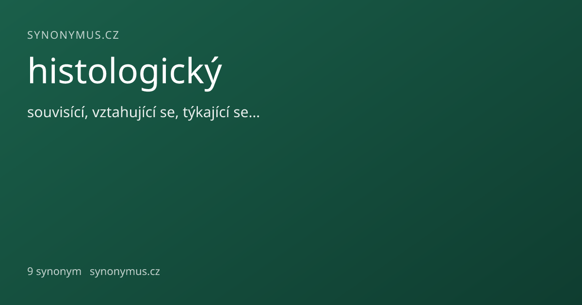 Náhled odkazu: histologický