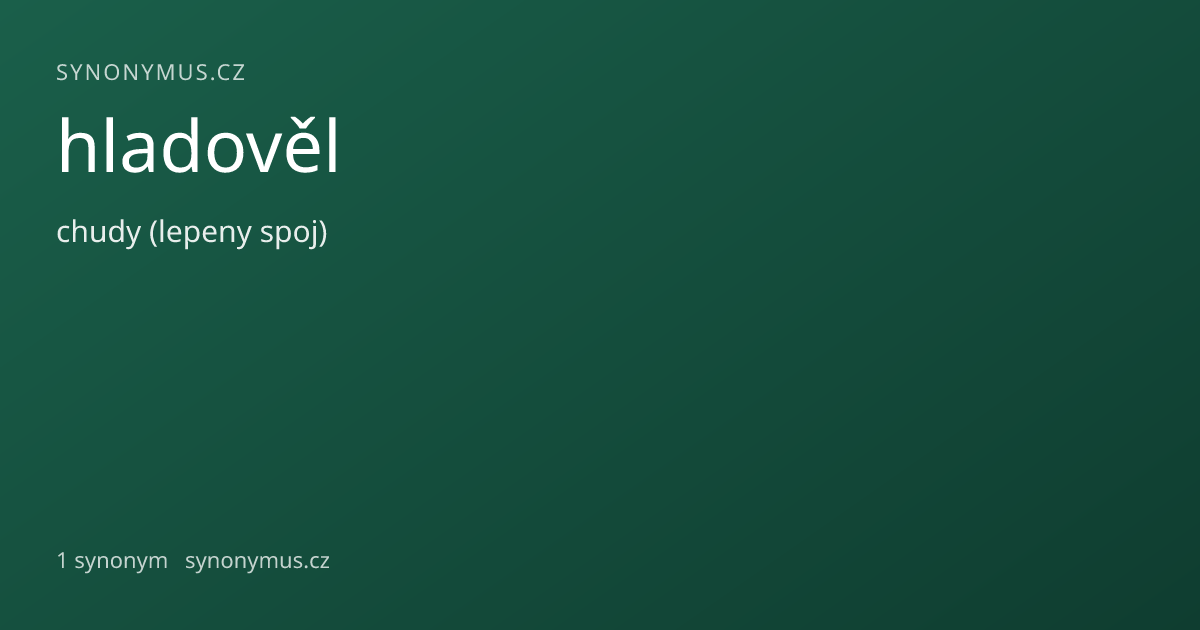 Náhled odkazu: hladověl