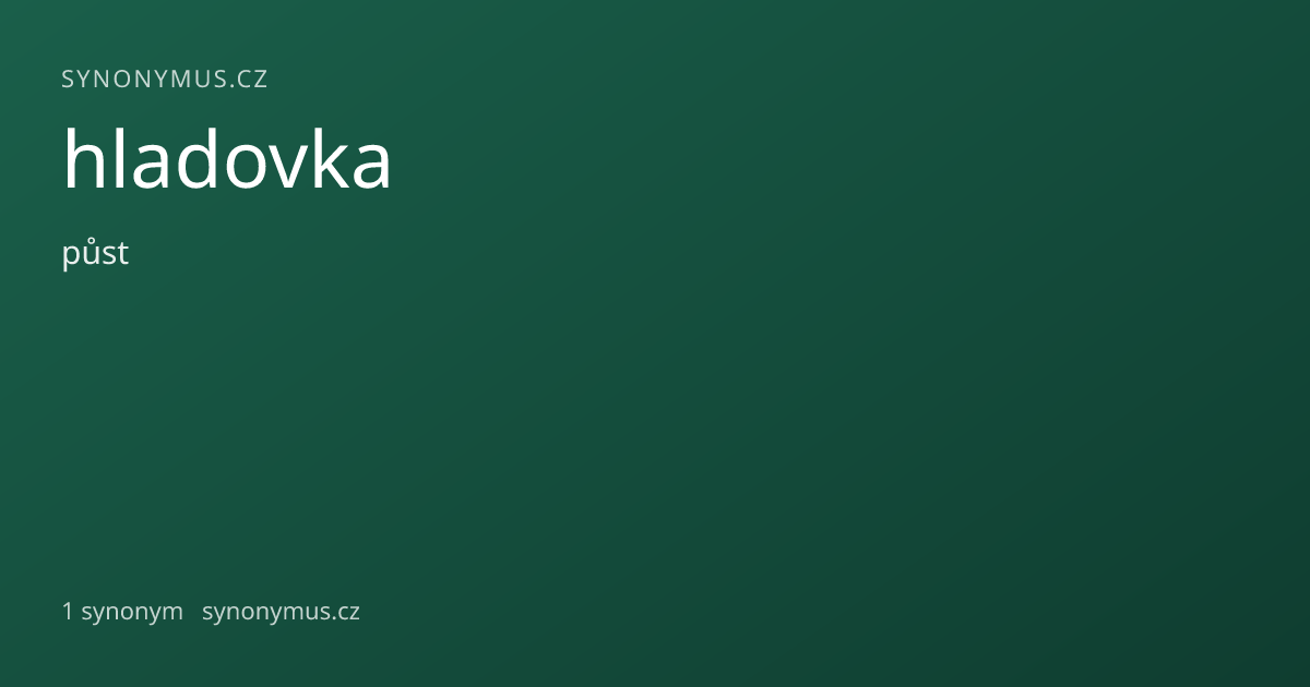 Náhled odkazu: hladovka