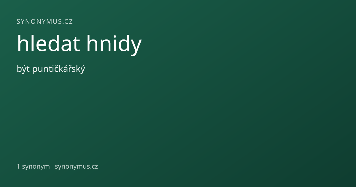 Náhled odkazu: hledat hnidy