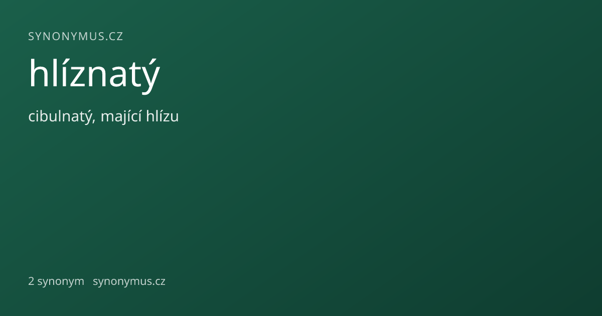 Náhled odkazu: hlíznatý