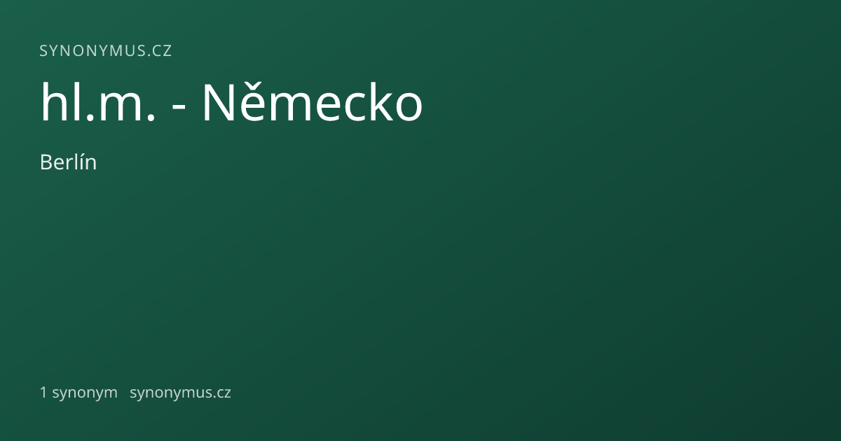 Náhled odkazu: hl.m. - Německo