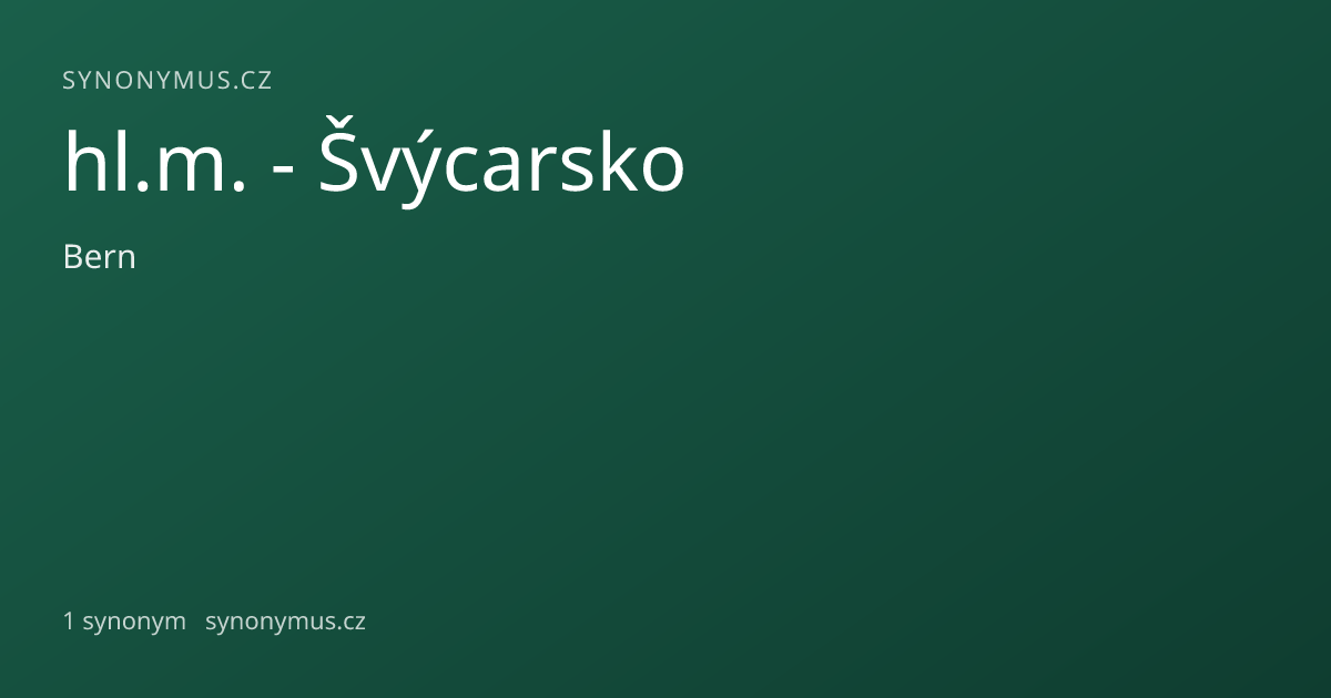Náhled odkazu: hl.m. - Švýcarsko