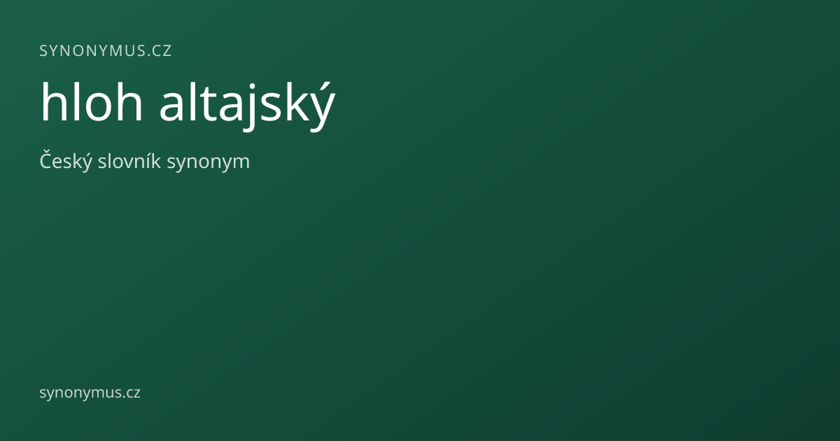Náhled odkazu: hloh altajský
