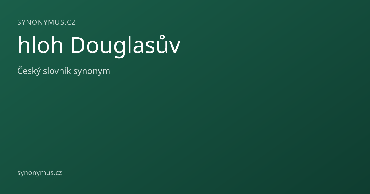 Náhled odkazu: hloh Douglasův
