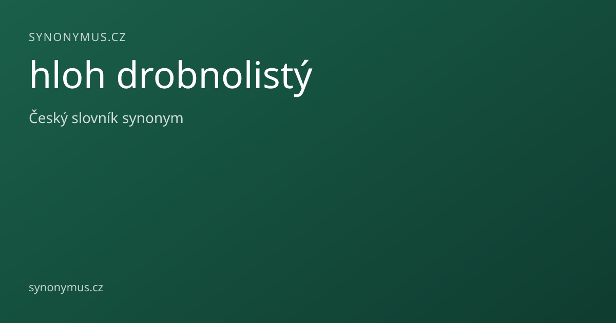 Náhled odkazu: hloh drobnolistý