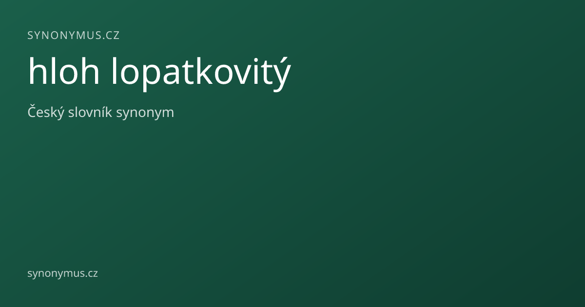 Náhled odkazu: hloh lopatkovitý