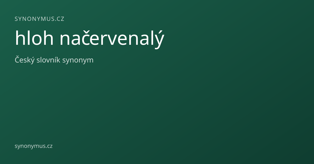 Náhled odkazu: hloh načervenalý