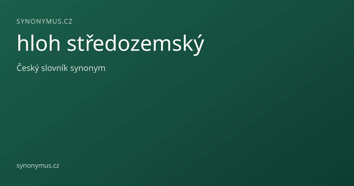 Náhled odkazu: hloh středozemský