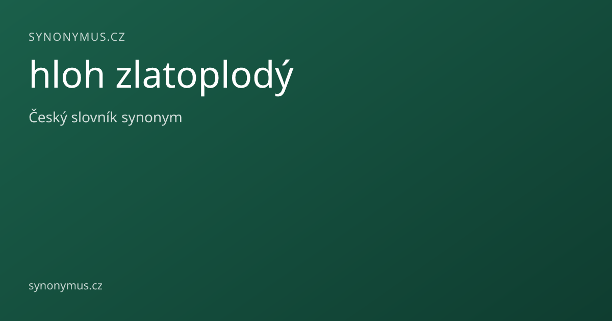 Náhled odkazu: hloh zlatoplodý