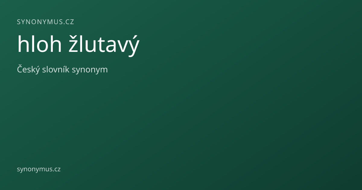 Náhled odkazu: hloh žlutavý