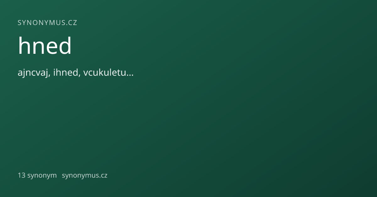 Náhled odkazu: hned