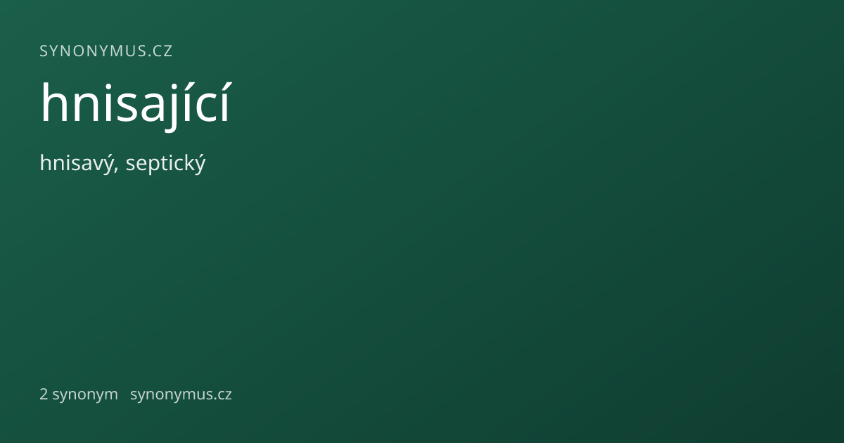 Náhled odkazu: hnisající