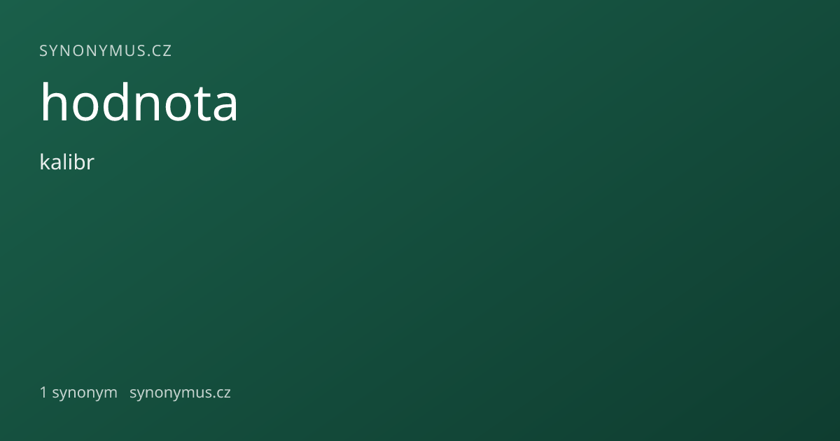 Náhled odkazu: hodnota