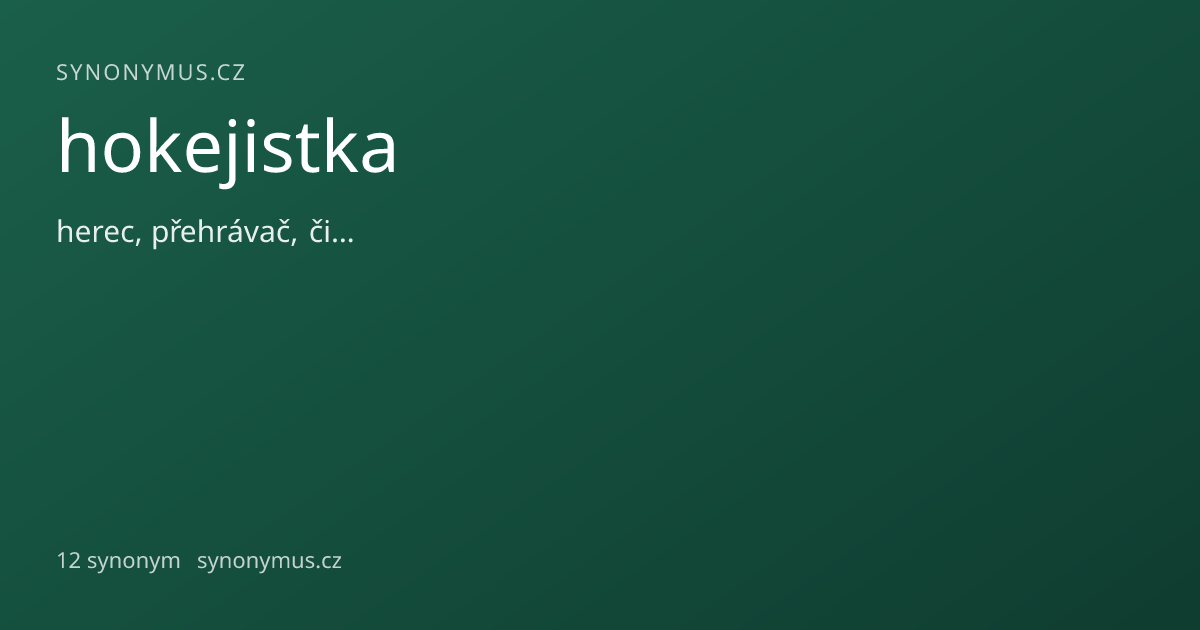 Náhled odkazu: hokejistka