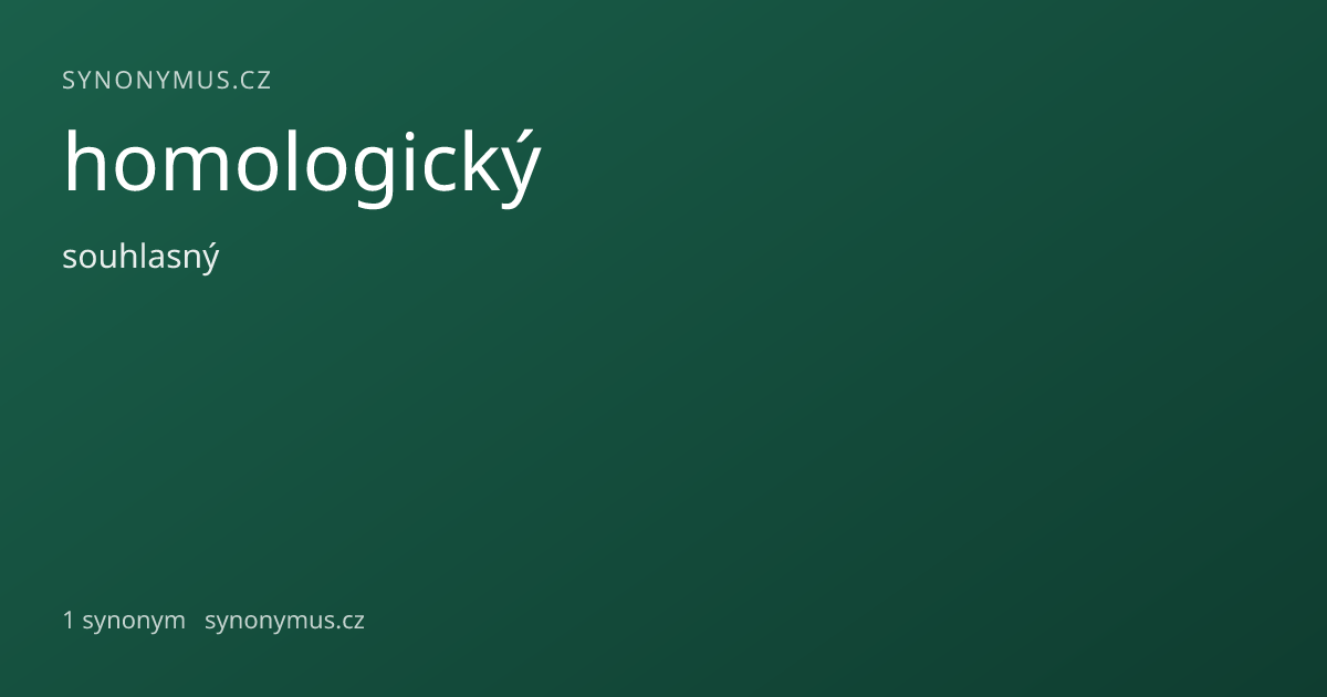 Náhled odkazu: homologický