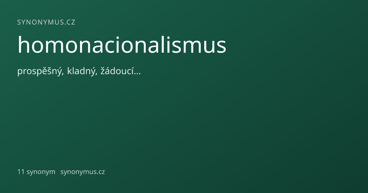Náhled odkazu: homonacionalismus
