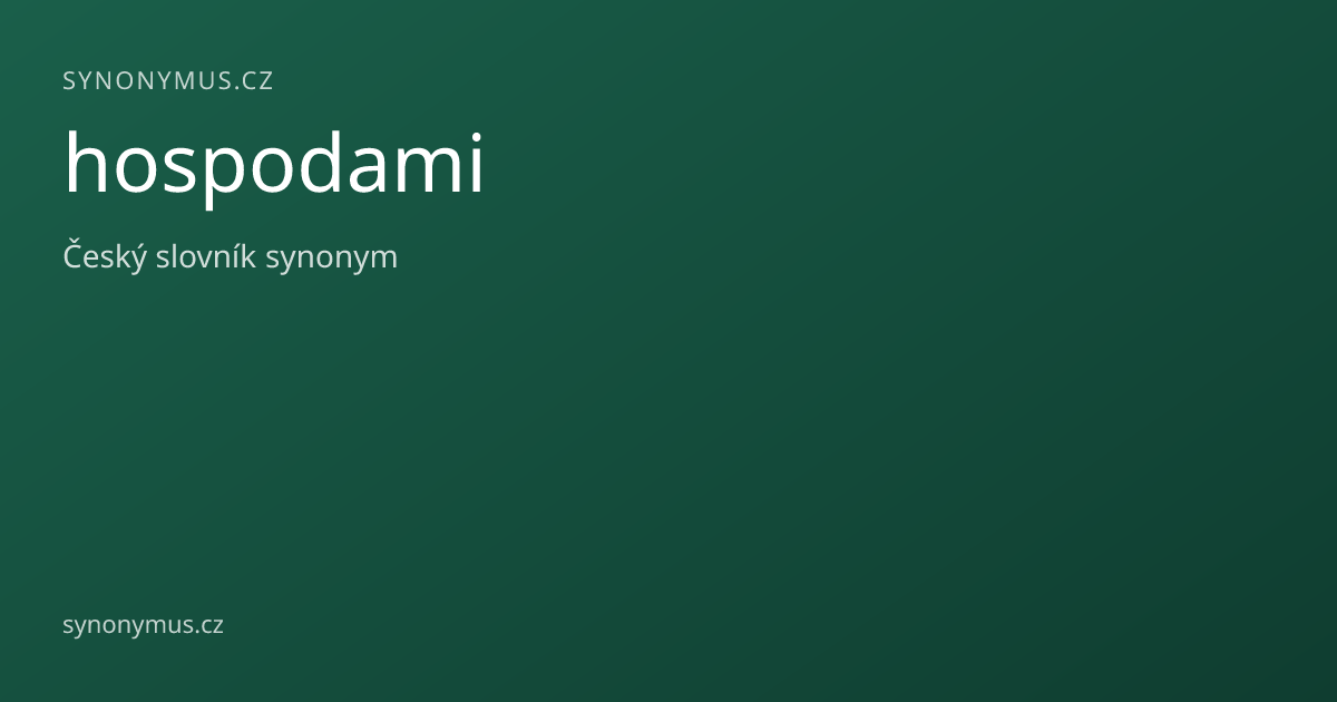 Náhled odkazu: hospodami