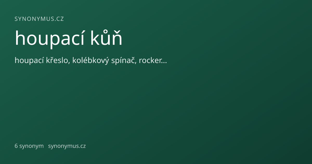 Náhled odkazu: houpací kůň