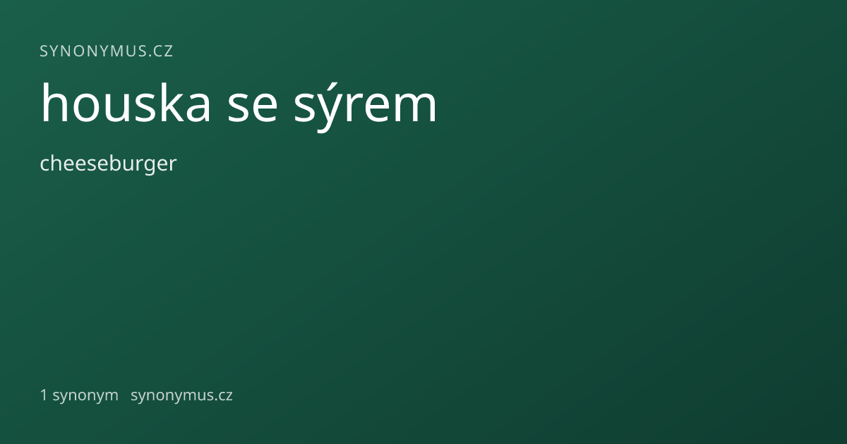 Náhled odkazu: houska se sýrem