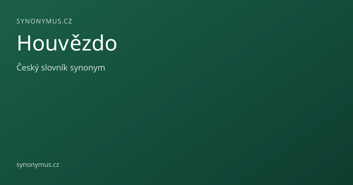 Náhled odkazu: Houvězdo