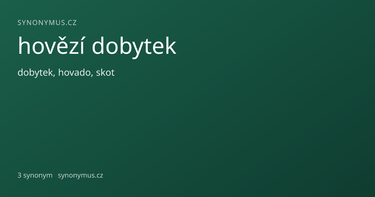 Náhled odkazu: hovězí dobytek