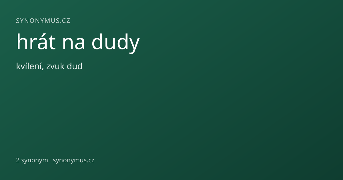 Náhled odkazu: hrát na dudy
