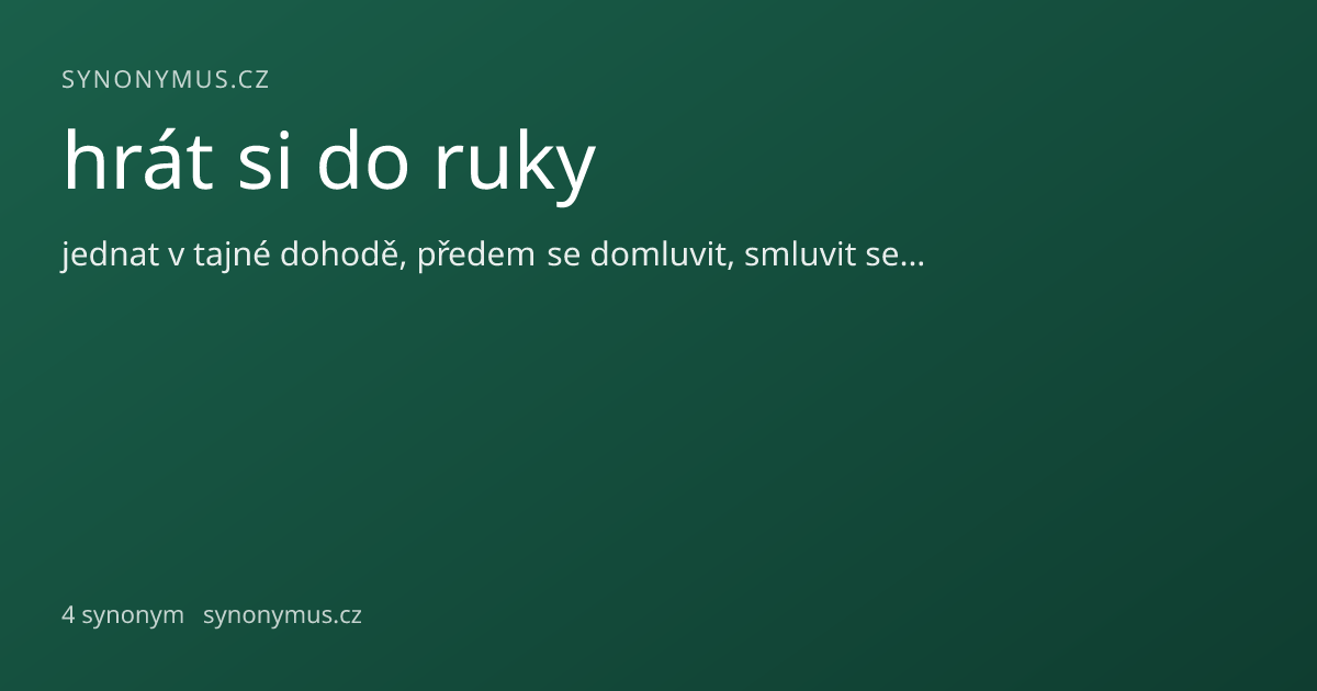 Náhled odkazu: hrát si do ruky