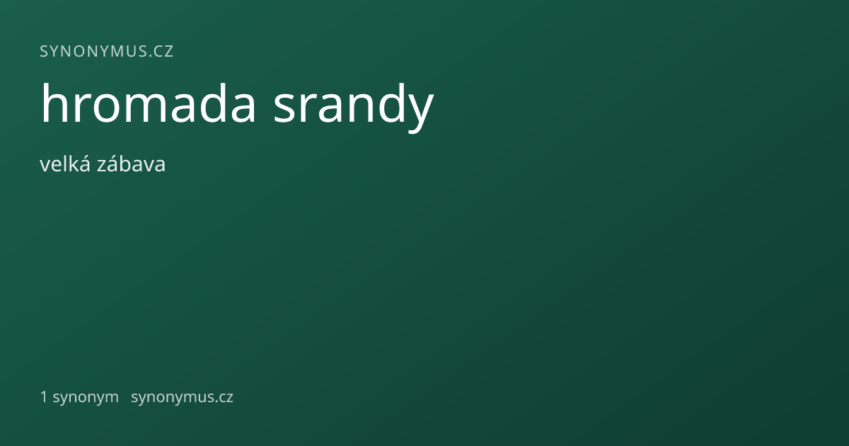 Náhled odkazu: hromada srandy