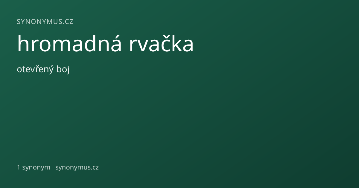 Náhled odkazu: hromadná rvačka
