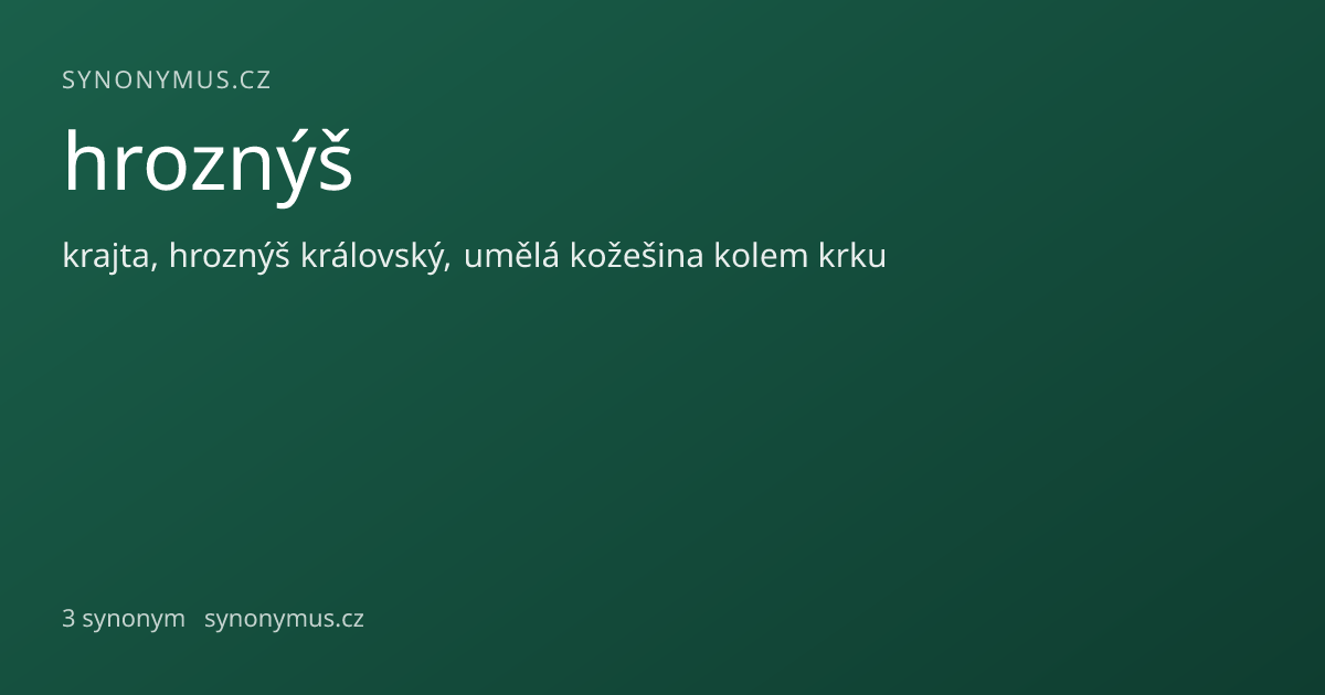 Náhled odkazu: hroznýš