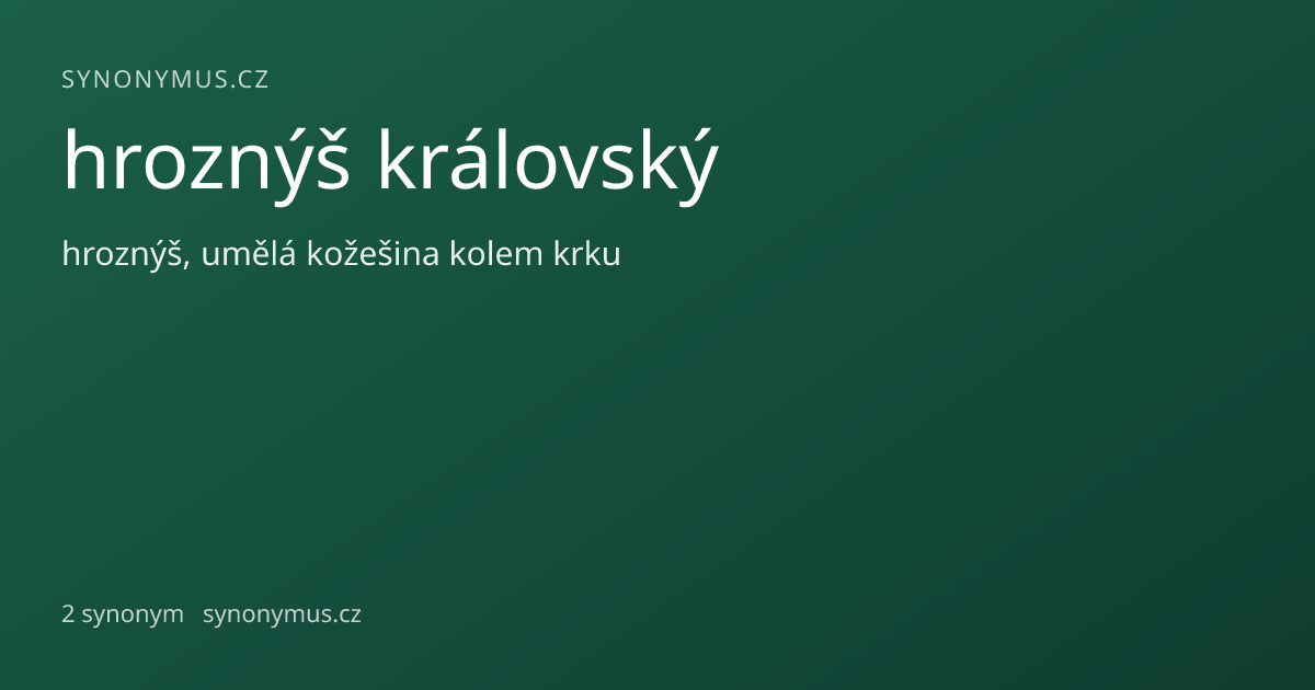 Náhled odkazu: hroznýš královský
