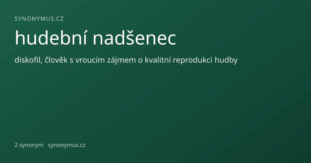 Náhled odkazu: hudební nadšenec