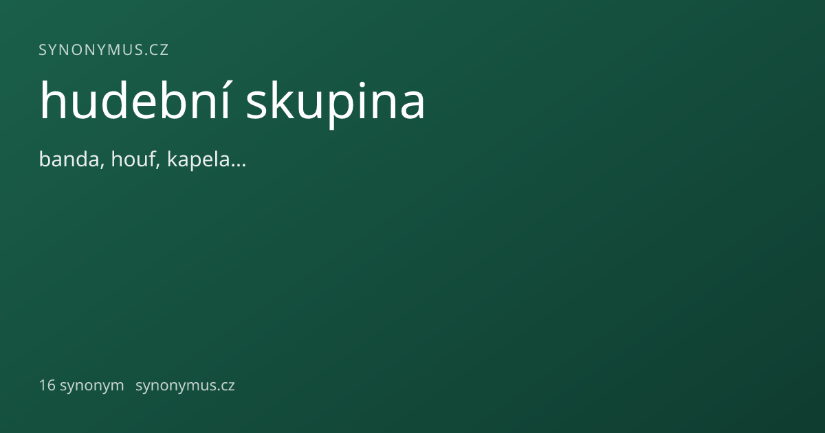 Náhled odkazu: hudební skupina