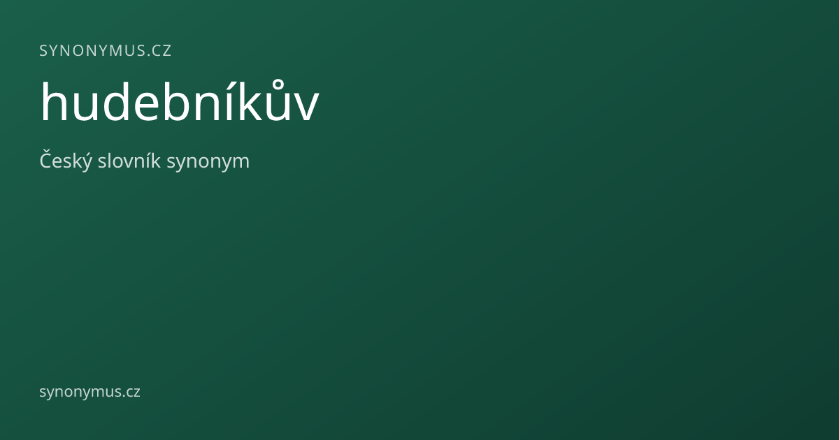 Náhled odkazu: hudebníkův