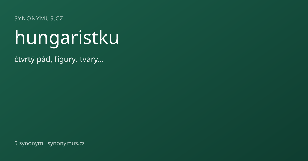 Náhled odkazu: hungaristku